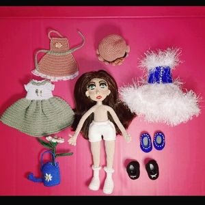 Amigurumi crochet handmade doll
